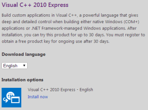 VSC++_Download