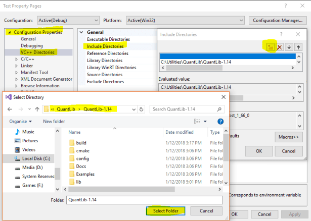 TestProjectIncludeQuantLib